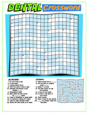 Dental Crossword activity sheet - Pediatric Dentist in Keller, Fort Worth and Southlake, TX - Bridget McAnthony, DDS